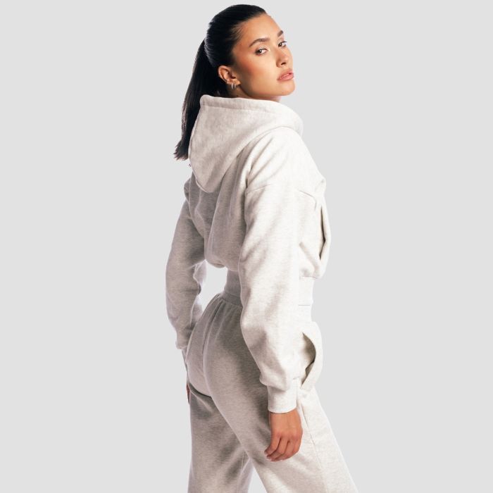 Women‘s Base Zip Up Hoodie Cloud - GymBeam XL