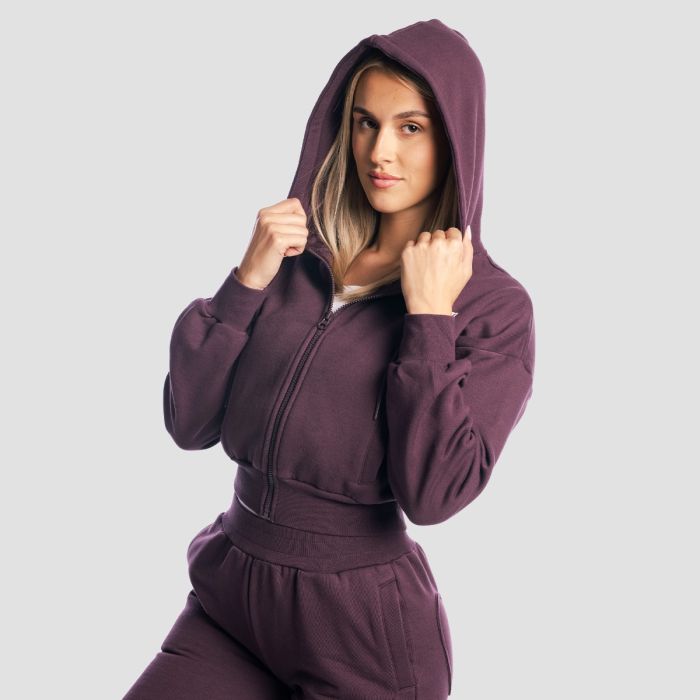 Women‘s Base Zip Up Hoodie Eclipse - GymBeam XL