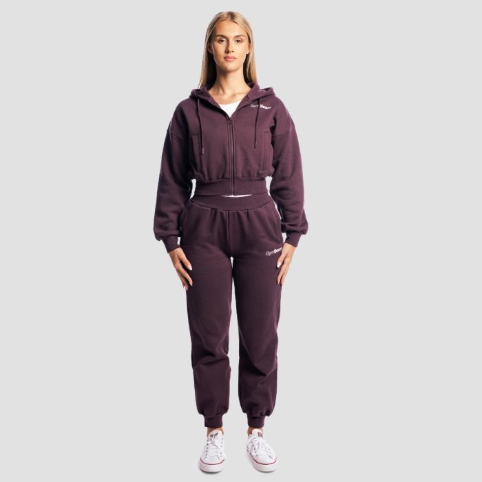 Women‘s Base Zip Up Hoodie Eclipse - GymBeam XL
