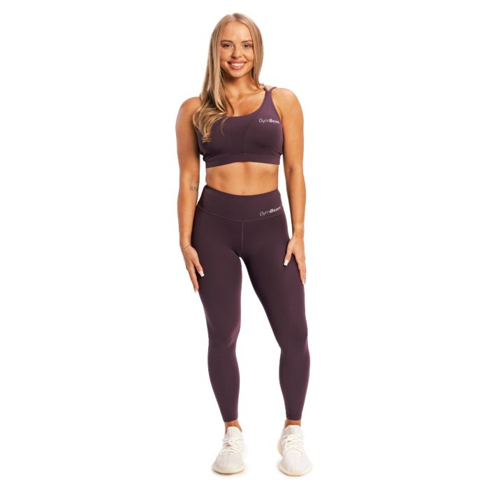 Women‘s BEAT Leggings Berrywood - GymBeam XXL