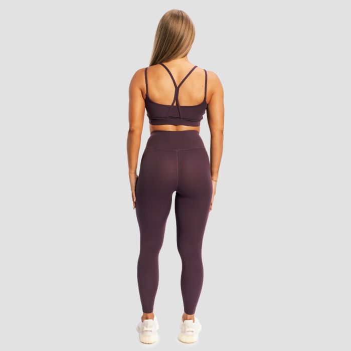 Women‘s BEAT Leggings Berrywood - GymBeam XXL