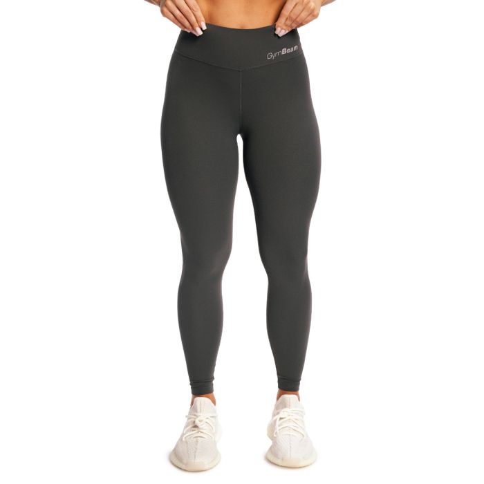 Women‘s BEAT Leggings Charcoal - GymBeam XXL
