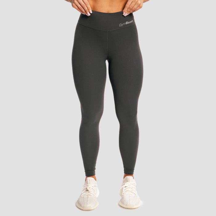 Women‘s BEAT Leggings Charcoal - GymBeam XXL