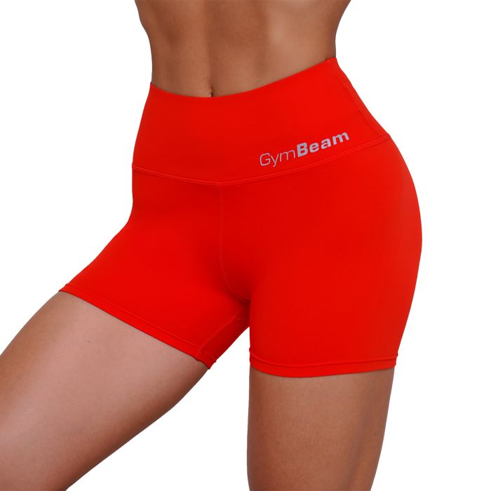 Women‘s BEAT Shorts Tangerine - GymBeam XL