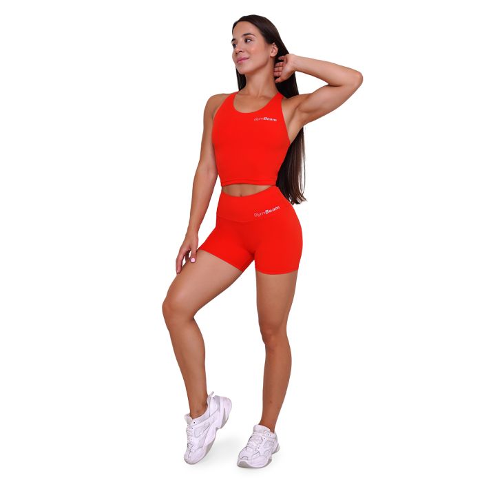 Women‘s BEAT Shorts Tangerine - GymBeam XL