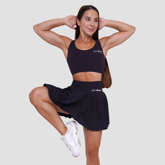 Women‘s BEAT Skort Black - GymBeam XXL