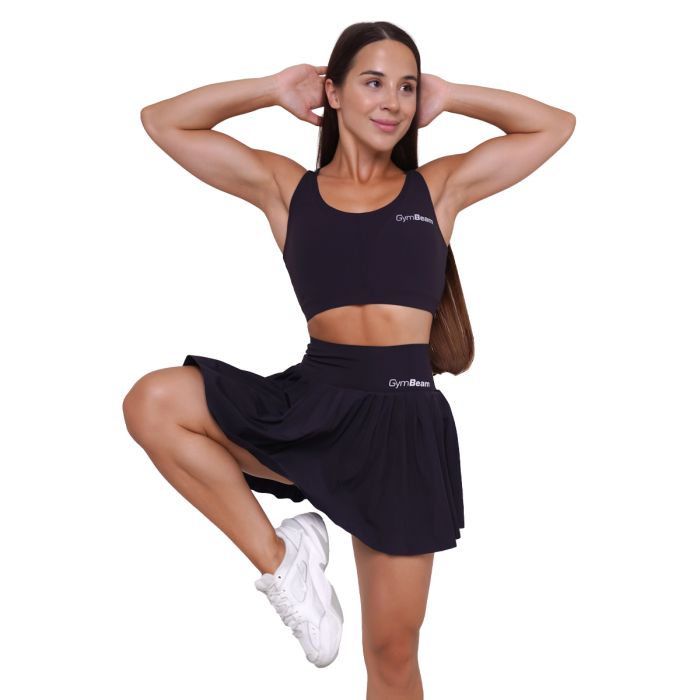 Women‘s BEAT Skort Black - GymBeam XXL