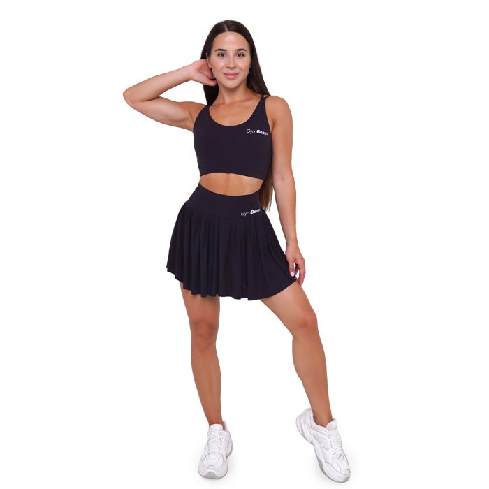 Women‘s BEAT Skort Black - GymBeam XXL