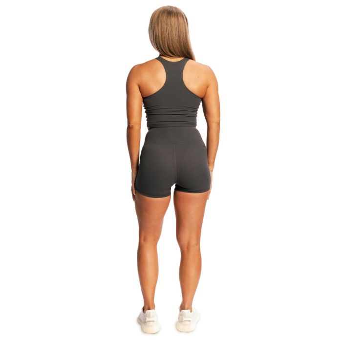 Women‘s BEAT Sports Top Charcoal - GymBeam XXL