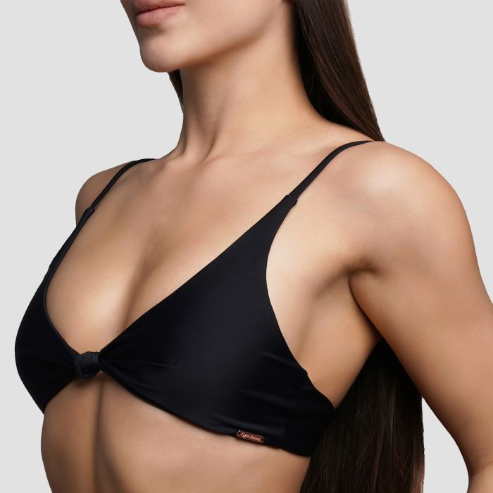 Women‘s Bikini Top CURACAO Black - GymBeam L