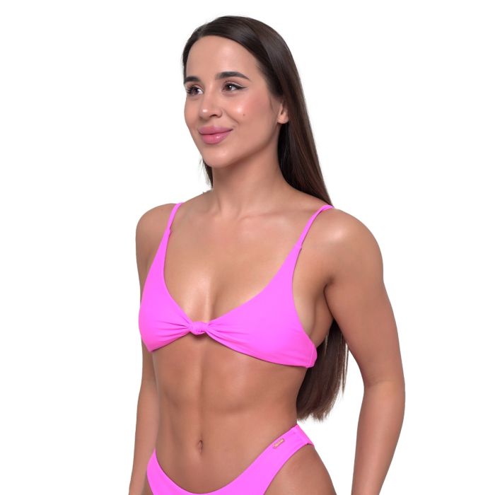 Women‘s Bikini Top CURACAO Pink - GymBeam XL