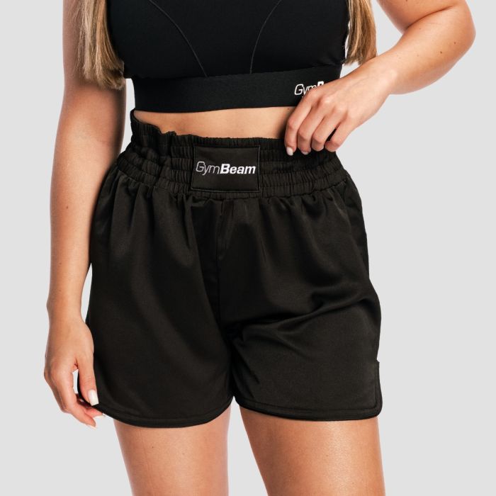 Women‘s Combat Boxing Shorts Black - GymBeam XL