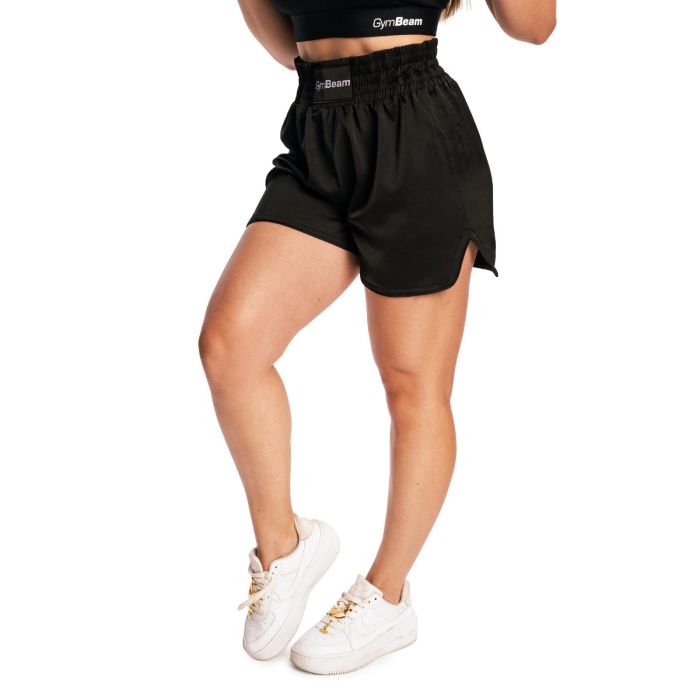 Women‘s Combat Boxing Shorts Black - GymBeam XL