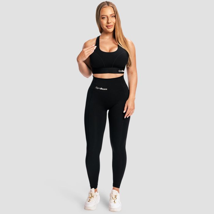 Women‘s Combat Leggings Black - GymBeam L