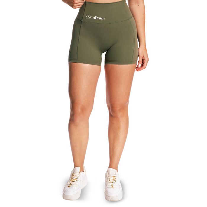 Women‘s Combat Shorts Olive Grey - GymBeam L