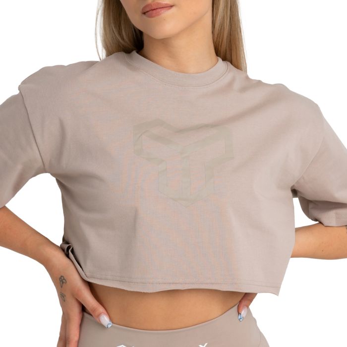 Women‘s CropTop Taupe - STRIX L