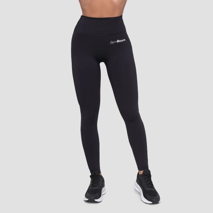 Women‘s Essence Leggings Black - GymBeam XL