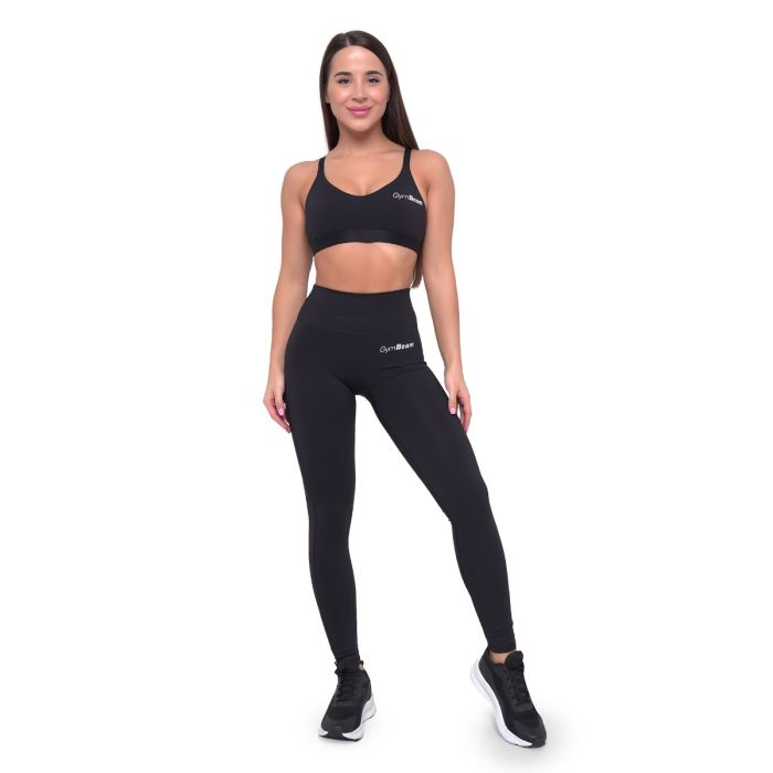Women‘s Essence Leggings Black - GymBeam XL