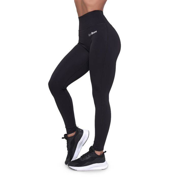 Women‘s Essence Leggings Black - GymBeam XL