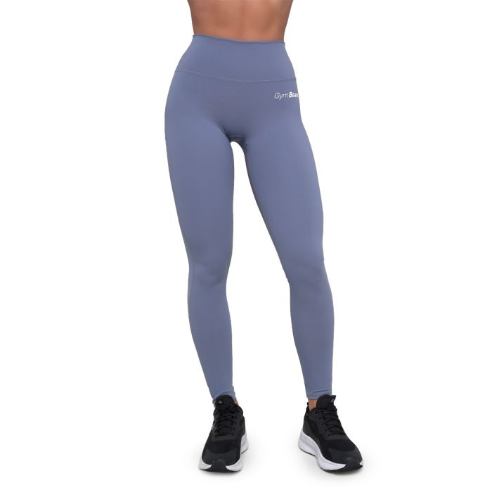 Women‘s Essence Leggings Denim Blue - GymBeam XL