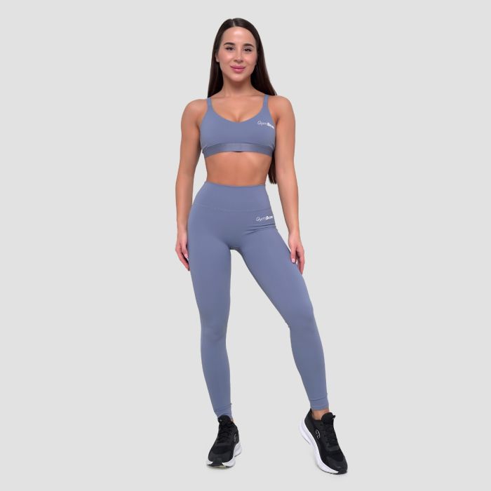 Women‘s Essence Leggings Denim Blue - GymBeam XL