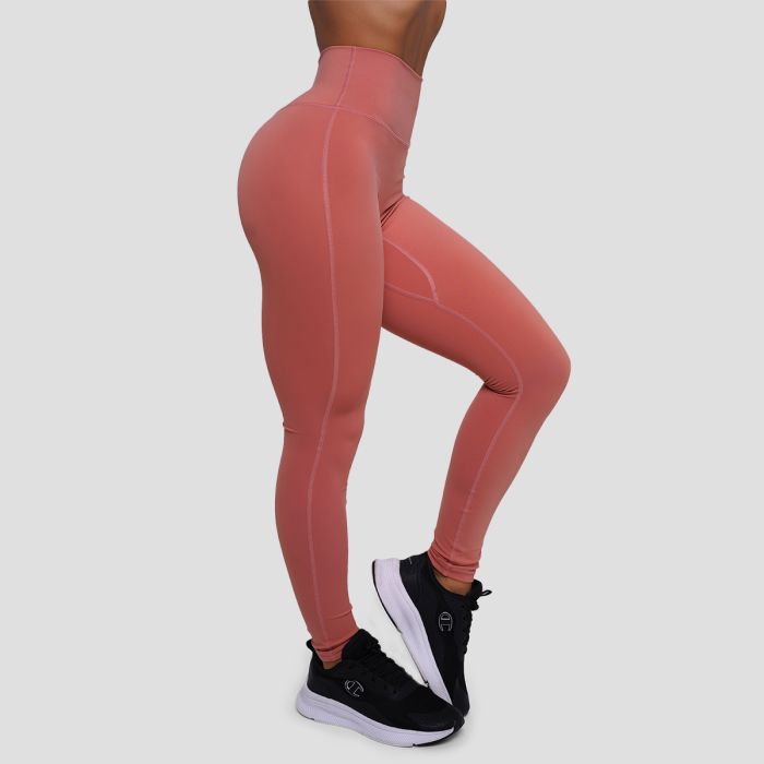 Women‘s FIT Leggings Salmon - GymBeam XXL
