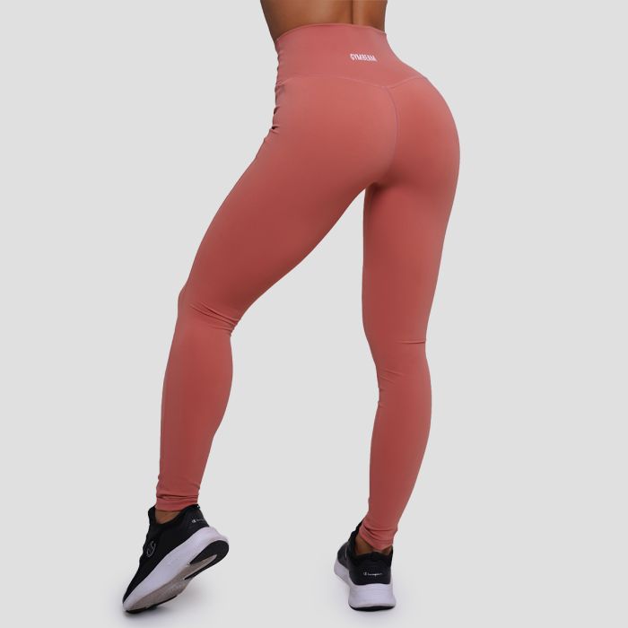 Women‘s FIT Leggings Salmon - GymBeam XXL