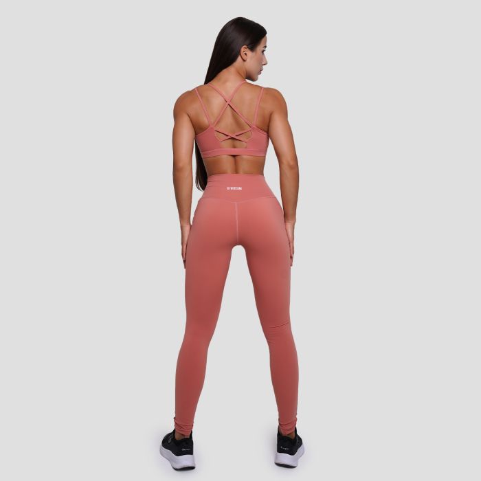 Women‘s FIT Leggings Salmon - GymBeam XXL
