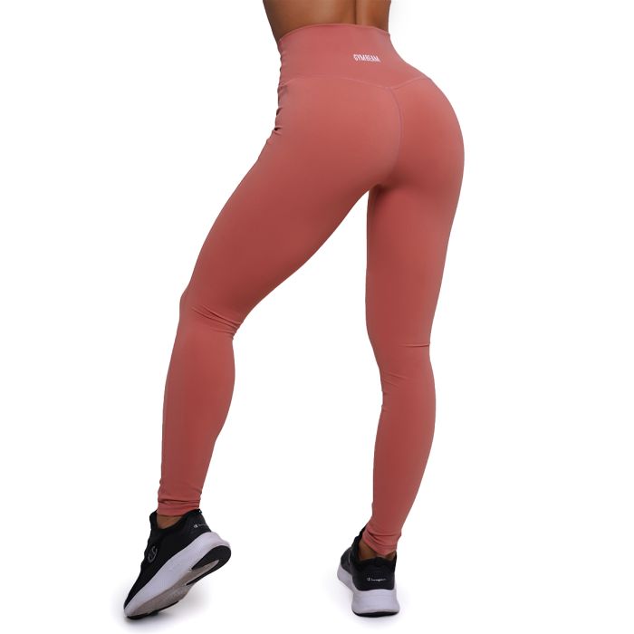 Women‘s FIT Leggings Salmon - GymBeam XXL