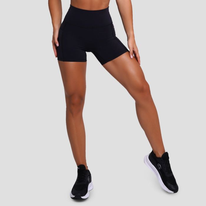 Women‘s FIT Shorts Black - GymBeam XXL