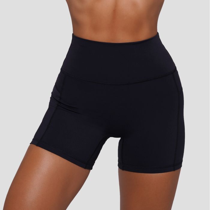 Women‘s FIT Shorts Black - GymBeam XXL
