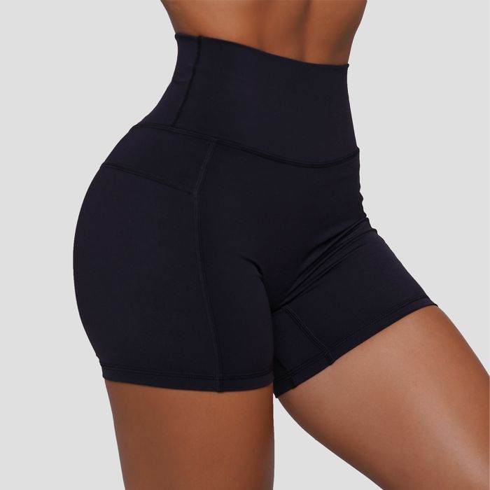 Women‘s FIT Shorts Black - GymBeam XXL