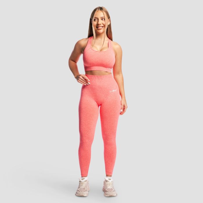 Women‘s FLO Leggings Coral - GymBeam XL