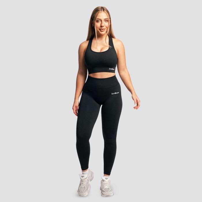 Women‘s FLO Leggings Graphite - GymBeam L