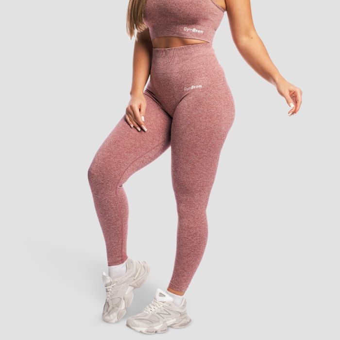 Women‘s FLO Leggings Mauve - GymBeam XL