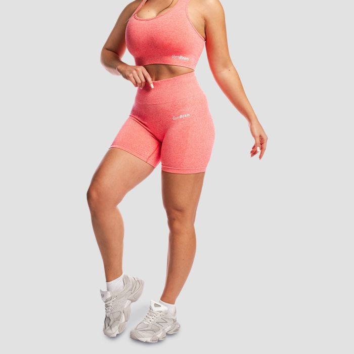 Women‘s FLO Shorts Coral - GymBeam XL