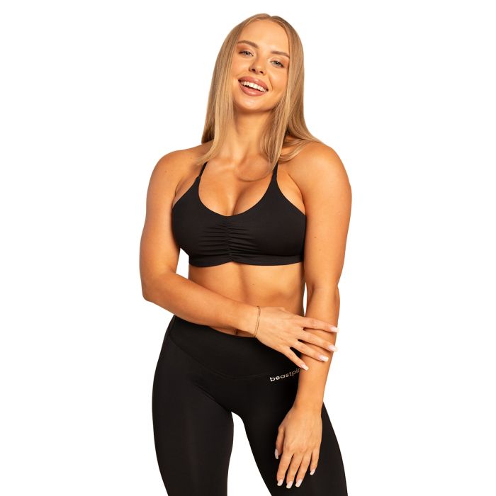 Grace Sports Bra Black - BeastPink XL