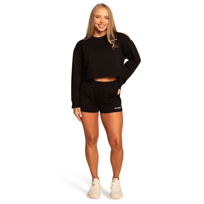 Women‘s Grace Sweatshorts Black - BeastPink XL