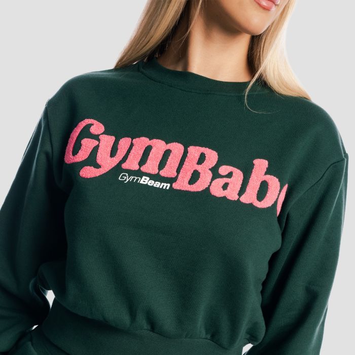 Women‘s GymBabe Jumper Forest - GymBeam XL