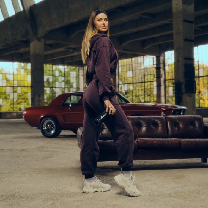 Women‘s Base Zip Up Hoodie Eclipse - GymBeam XL