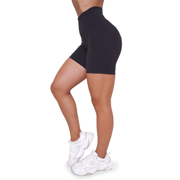 Women‘s Ignite Shorts Black - GymBeam XXL