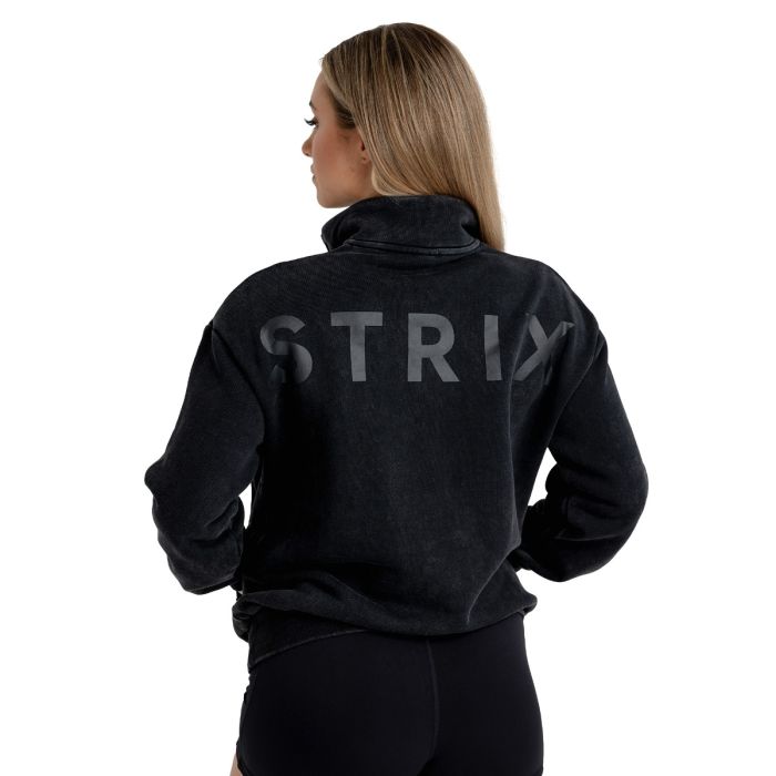 Women‘s Jumper Washed Black - STRIX XL