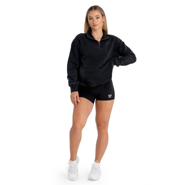 Women‘s Jumper Washed Black - STRIX XL
