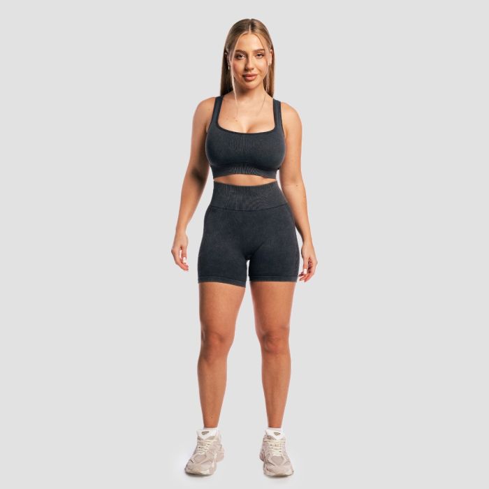 Women‘s Lift Seamless Shorts Coal - GymBeam XL