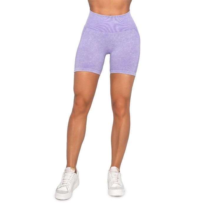 Women‘s Lift Seamless Shorts Violet - GymBeam XL