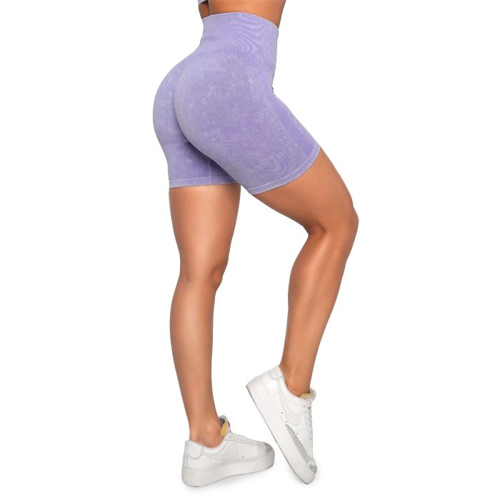 Women‘s Lift Seamless Shorts Violet - GymBeam XL
