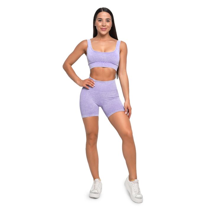 Women‘s Lift Seamless Shorts Violet - GymBeam XL
