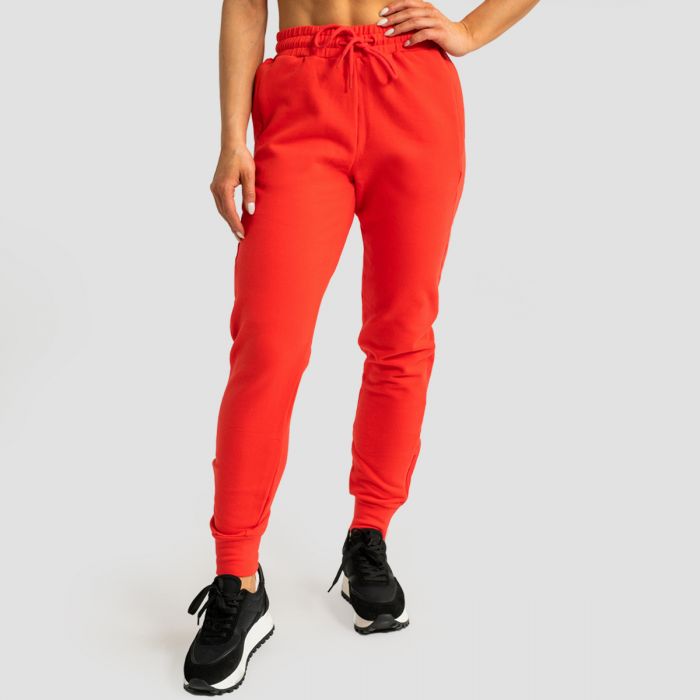 Women‘s Limitless Joggers Hot Red - GymBeam XXL