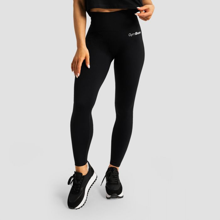 Women‘s Limitless High-waist leggings Black - GymBeam XXL