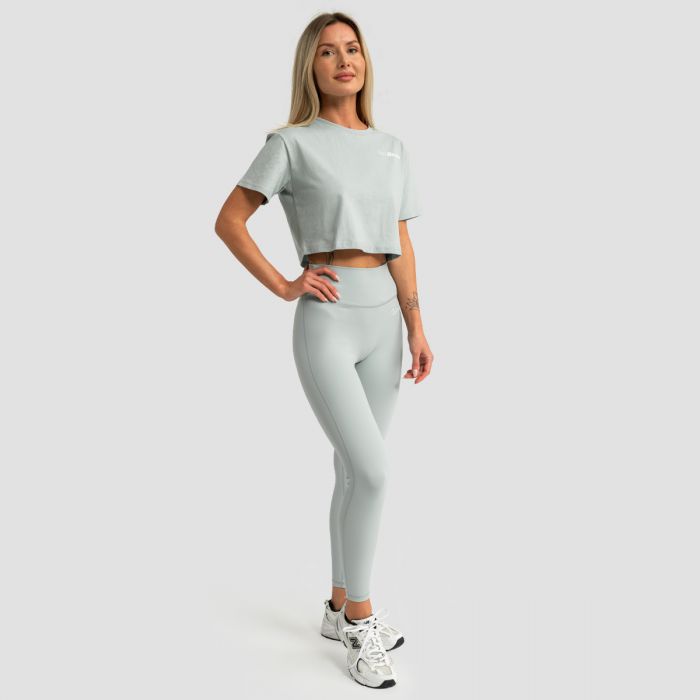 Women‘s Limitless High-waist leggings Eucalypt - GymBeam XXL